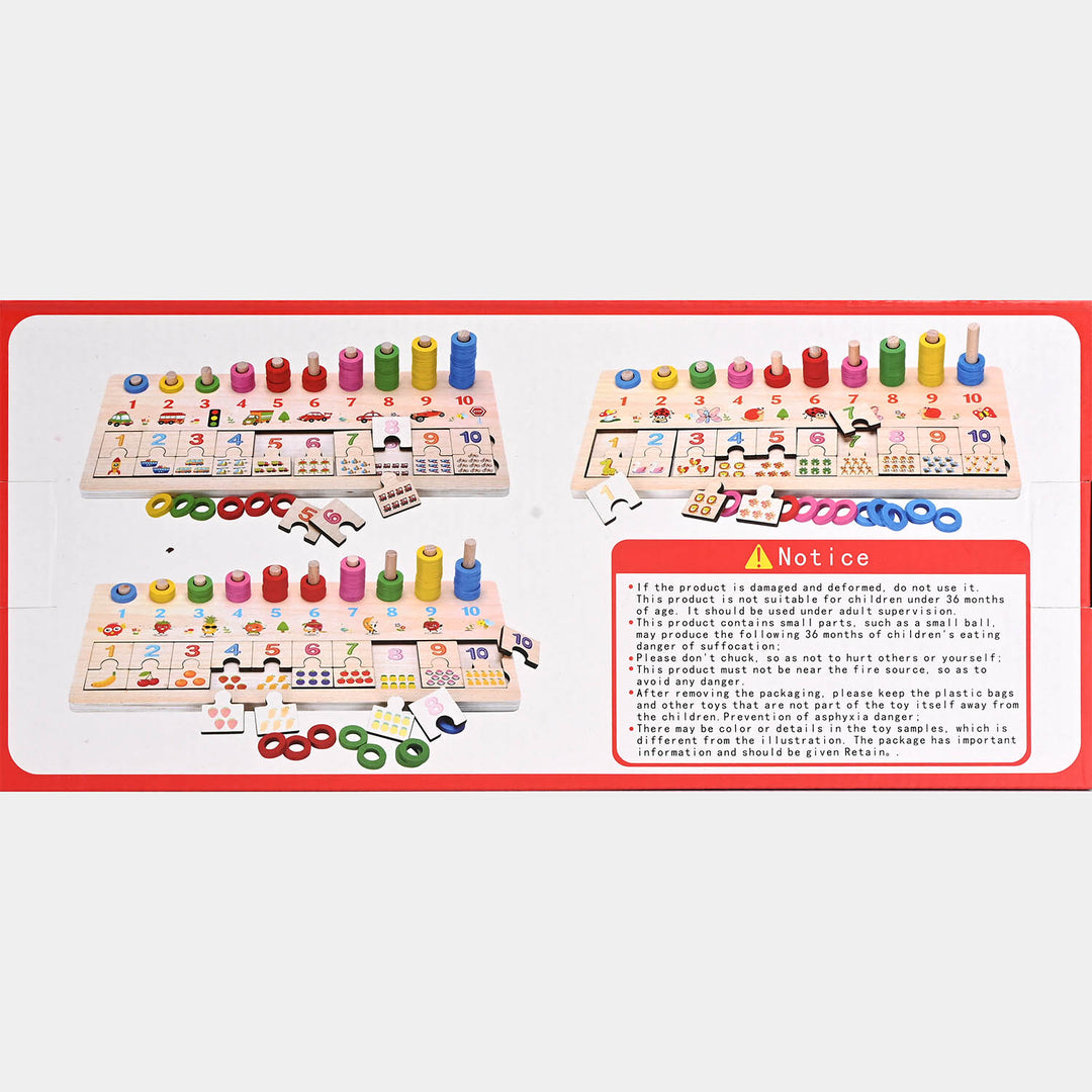 Educational 3 in 1 Activity Matchboard for Kids