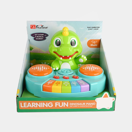 Dinosaur Drum Piano with Light & Music