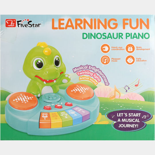 Dinosaur Drum Piano with Light & Music