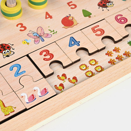 Educational 3 in 1 Activity Matchboard for Kids