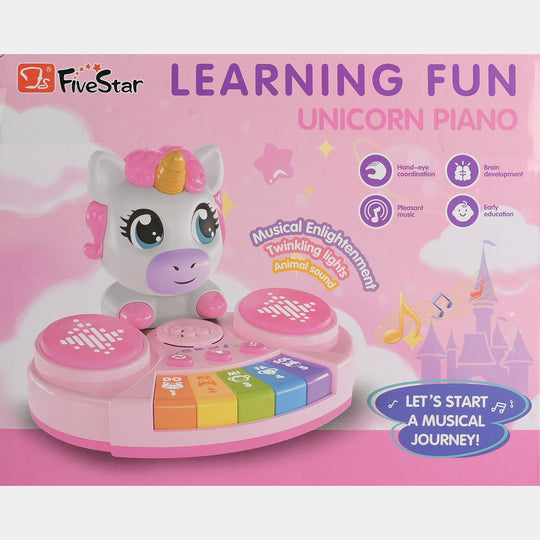 Character Drum Piano with Light & Music