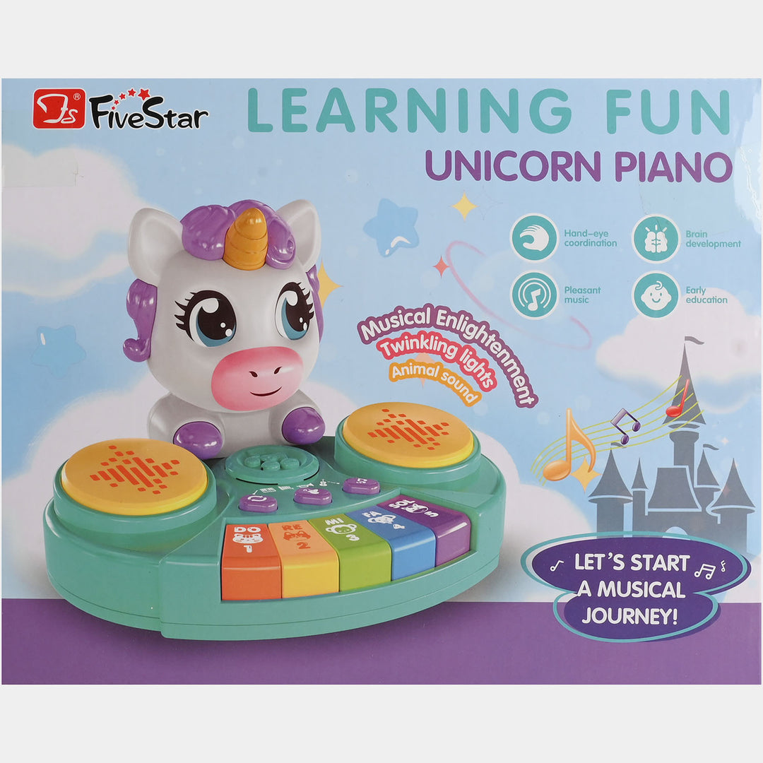 Character Drum Piano with Light & Music
