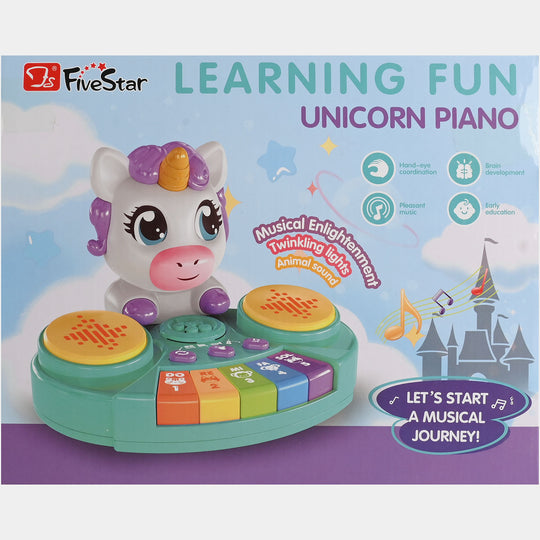 Character Drum Piano with Light & Music