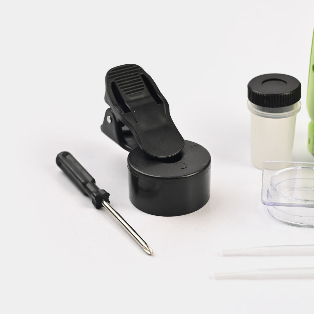 Mini Microscope Portable Kids Microscope with Led Light 250X Zoom