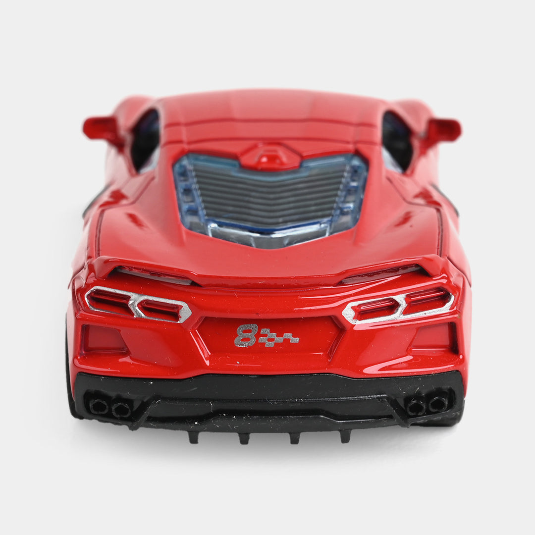 Special C8 Alloy Car With Light For Kids