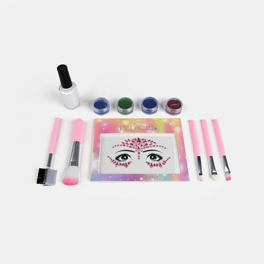 Glitter Tattoos Kit – Sparkly Temporary Tattoo Set For Girls