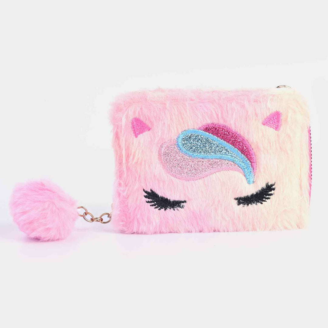 Girls Fur Fashion Hand Bag/Wallet