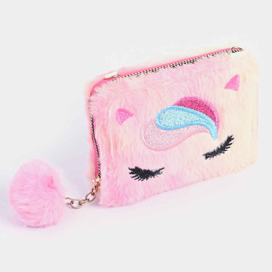 Girls Fur Fashion Hand Bag/Wallet