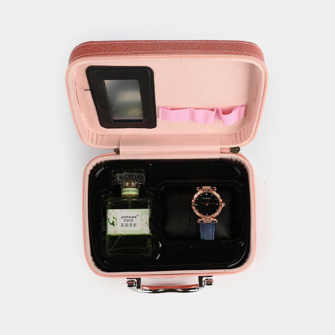 Girls Fashion Accessory Perfume & Watch Set
