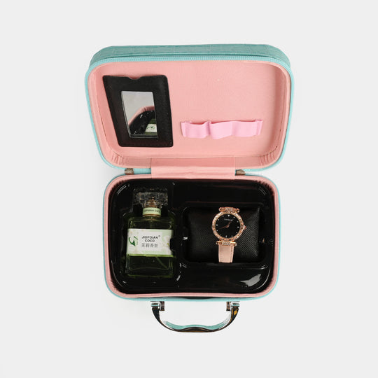 Girls Fashion Accessory Perfume & Watch Set