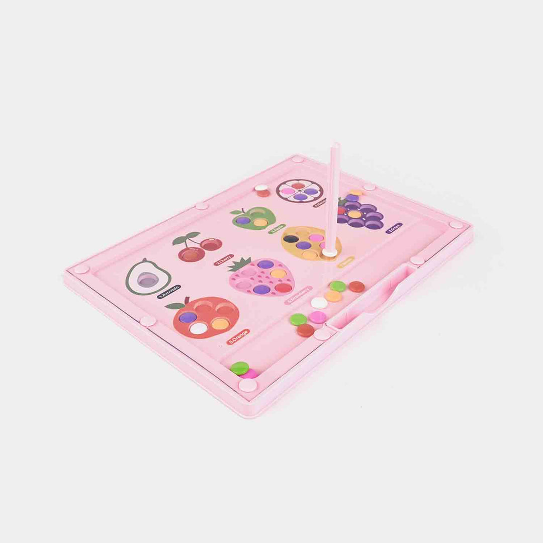 Montessori Magnetic Fruit Puzzle Board For Early Learning