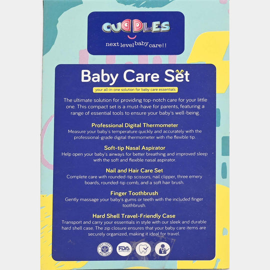 Cuddles Baby Care Set - Blue
