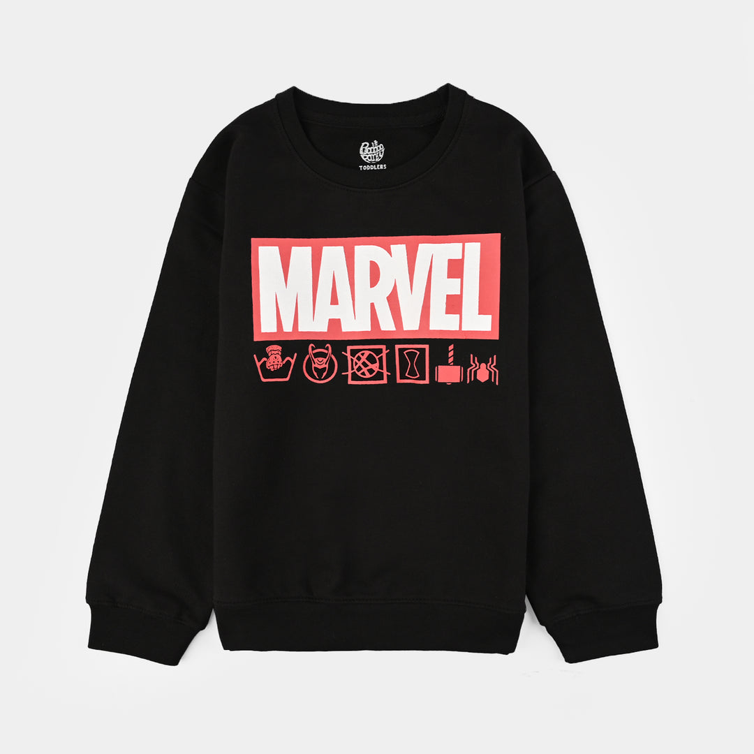 Boys Jersey/Terry 2 Piece Suit-BLACK