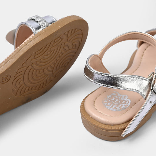 Girls Sandal 456-97-SILVER
