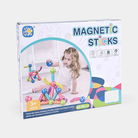 Puzzle Magnetic Sticks Set | 48PCs