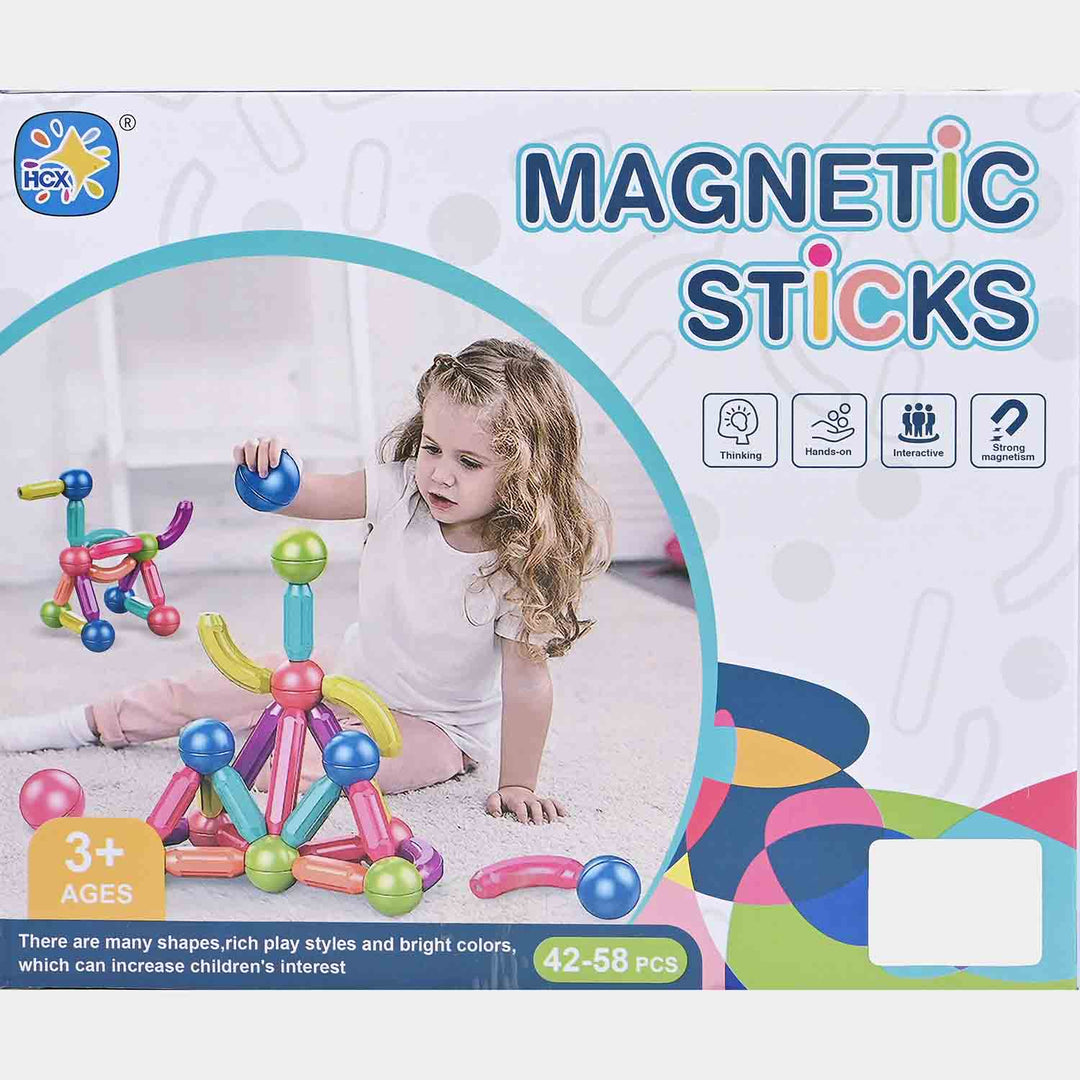 Puzzle Magnetic Sticks Set | 48PCs
