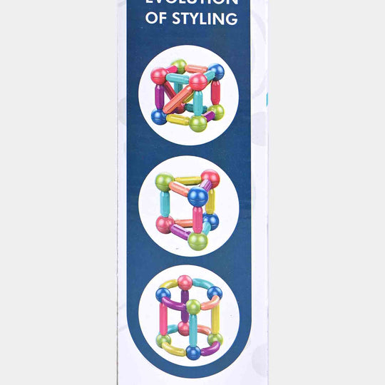 Puzzle Magnetic Sticks Set | 48PCs