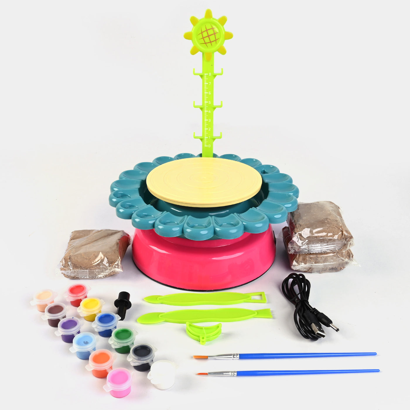Sun Flower Pottery Wheel W/Usb Toy