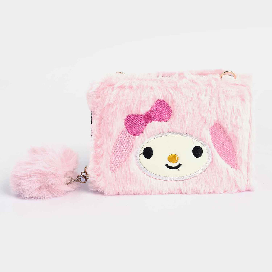 GIRLS FUR FASHION HAND BAG/WALLET