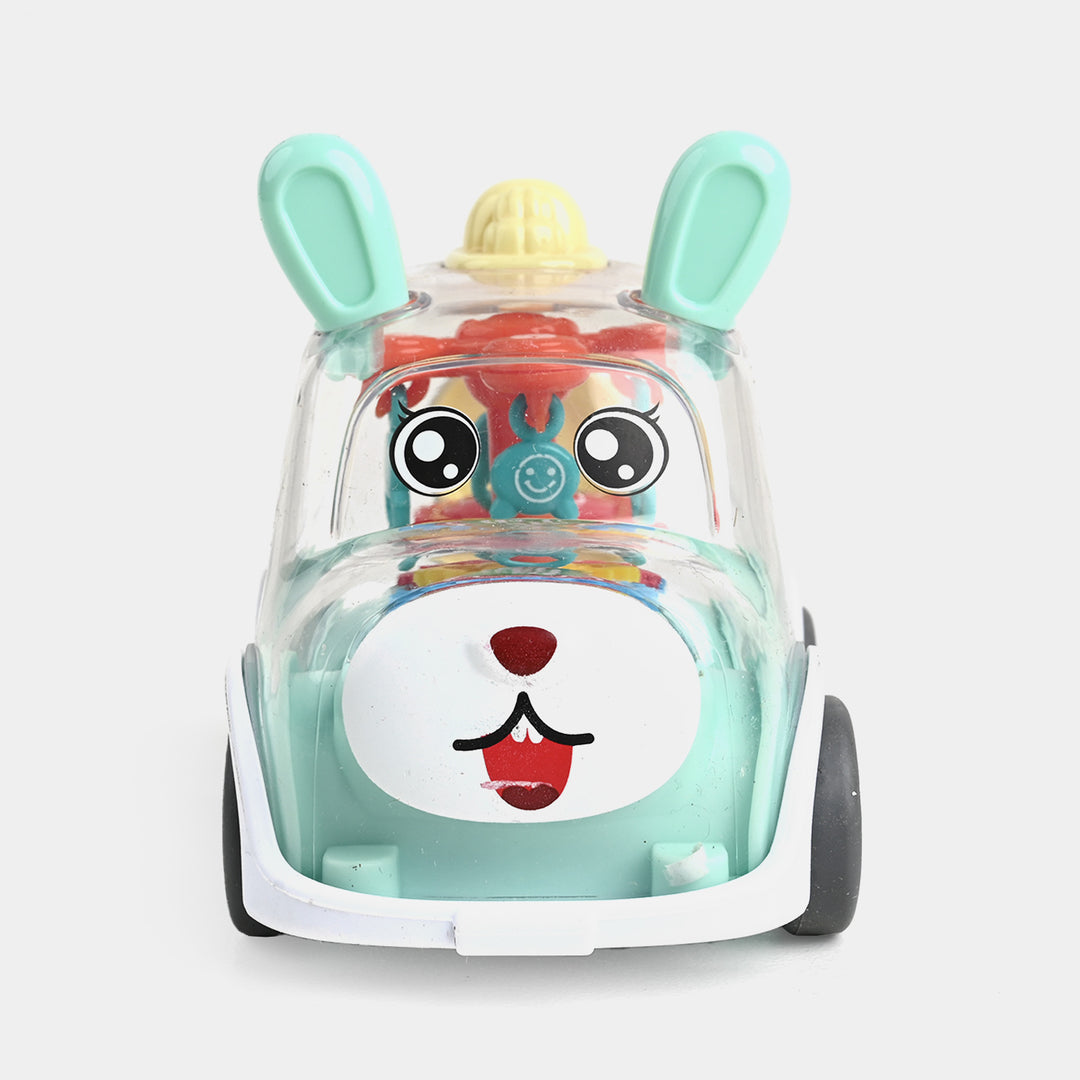 Rabbit Gear Bus with Light for Kids