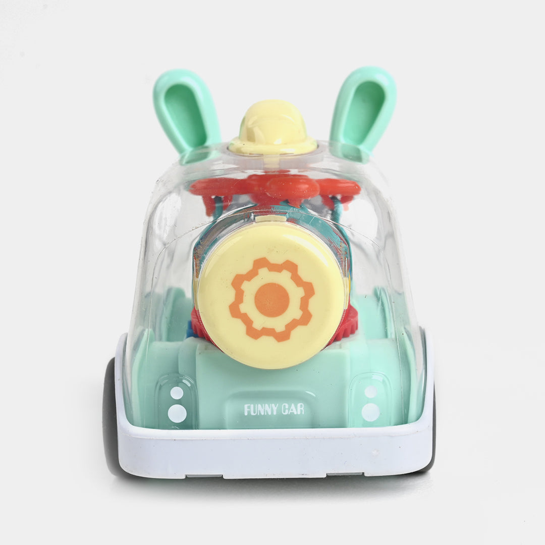 Rabbit Gear Bus with Light for Kids