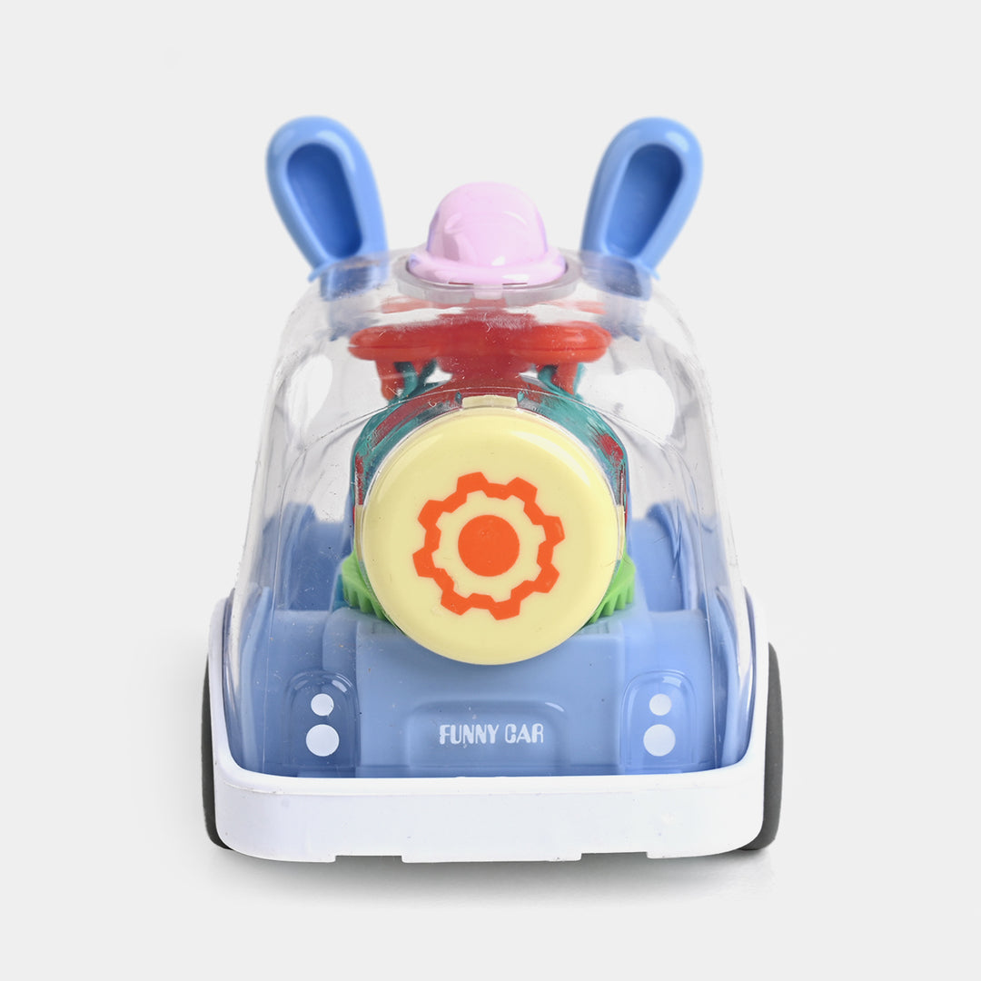 Rabbit Gear Bus with Light for Kids