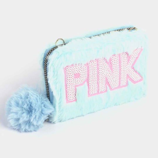 Girls Fur Fashion Hand Bag/Wallet