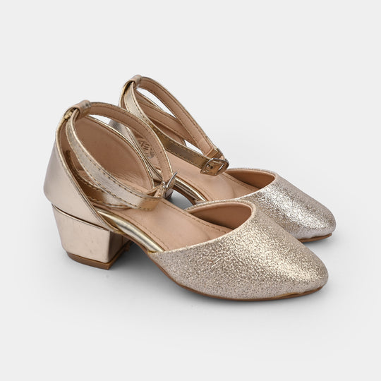 Girls Pumps Heels 456-83-GOLDEN