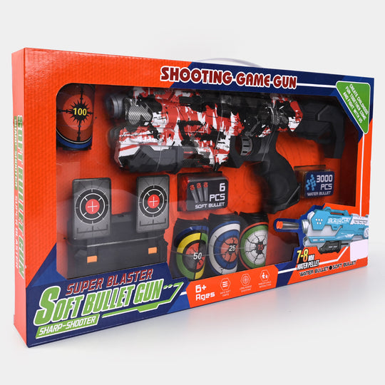 Eva Soft Bullet Water Bullet Gun With Target