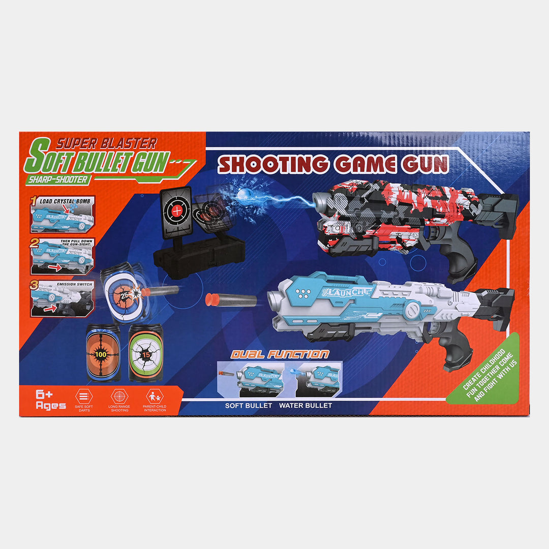 Eva Soft Bullet Water Bullet Gun With Target