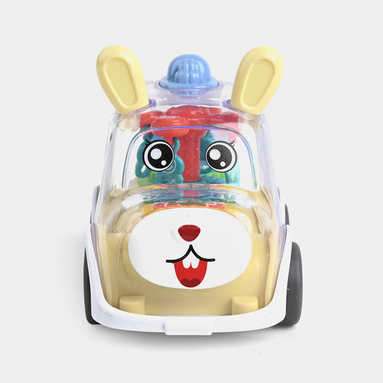 Rabbit Gear Bus with Light for Kids