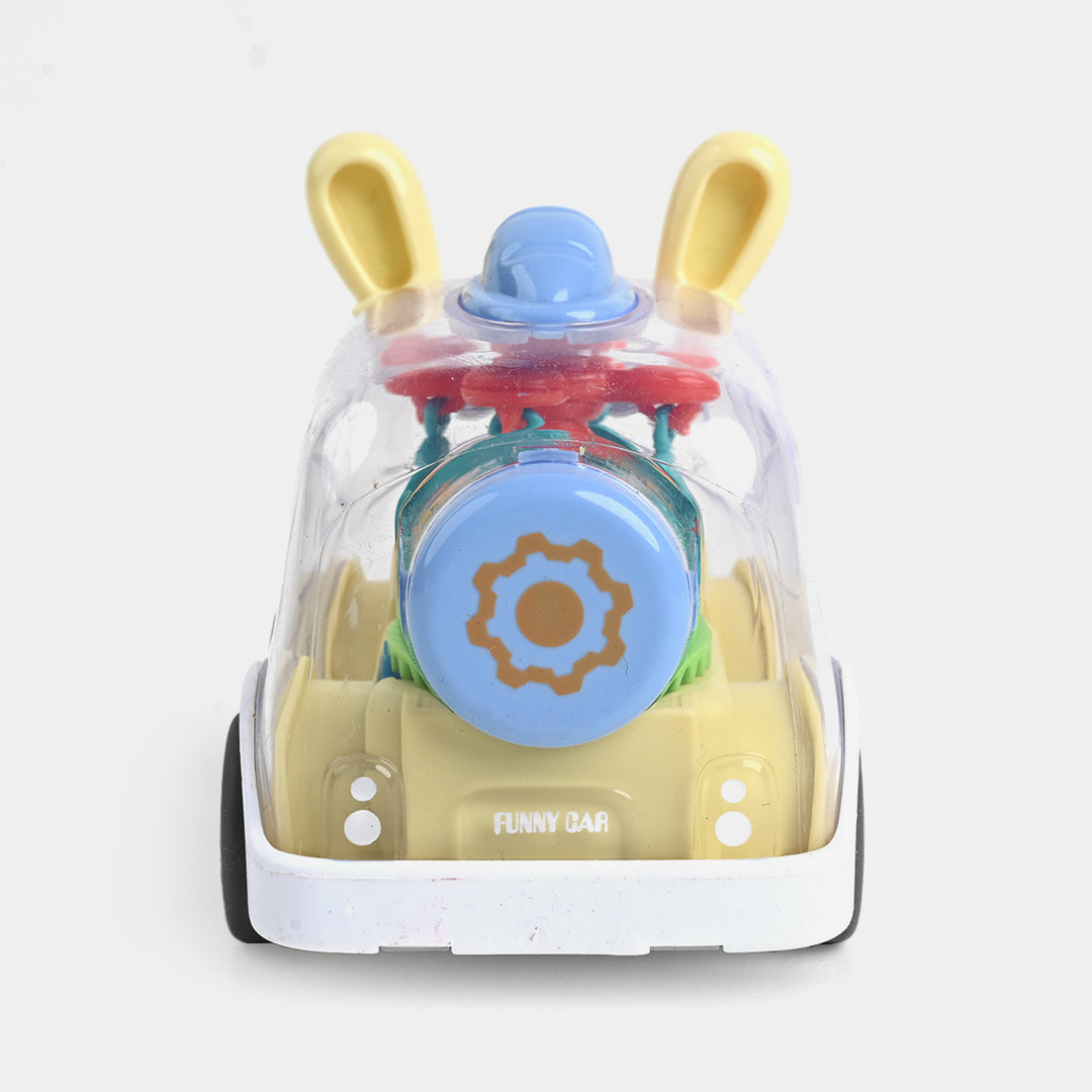 Rabbit Gear Bus with Light for Kids