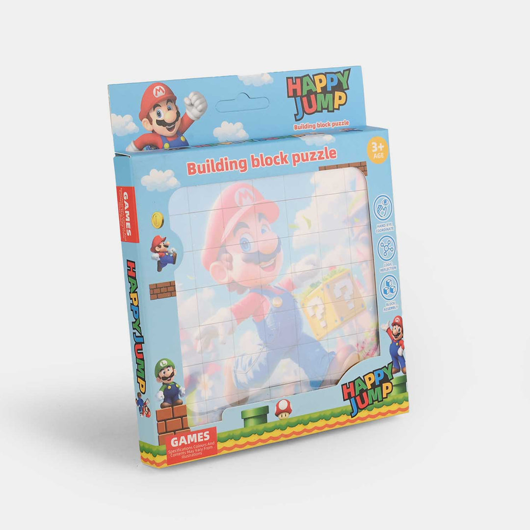 Happy Jump Character Building Block Puzzle