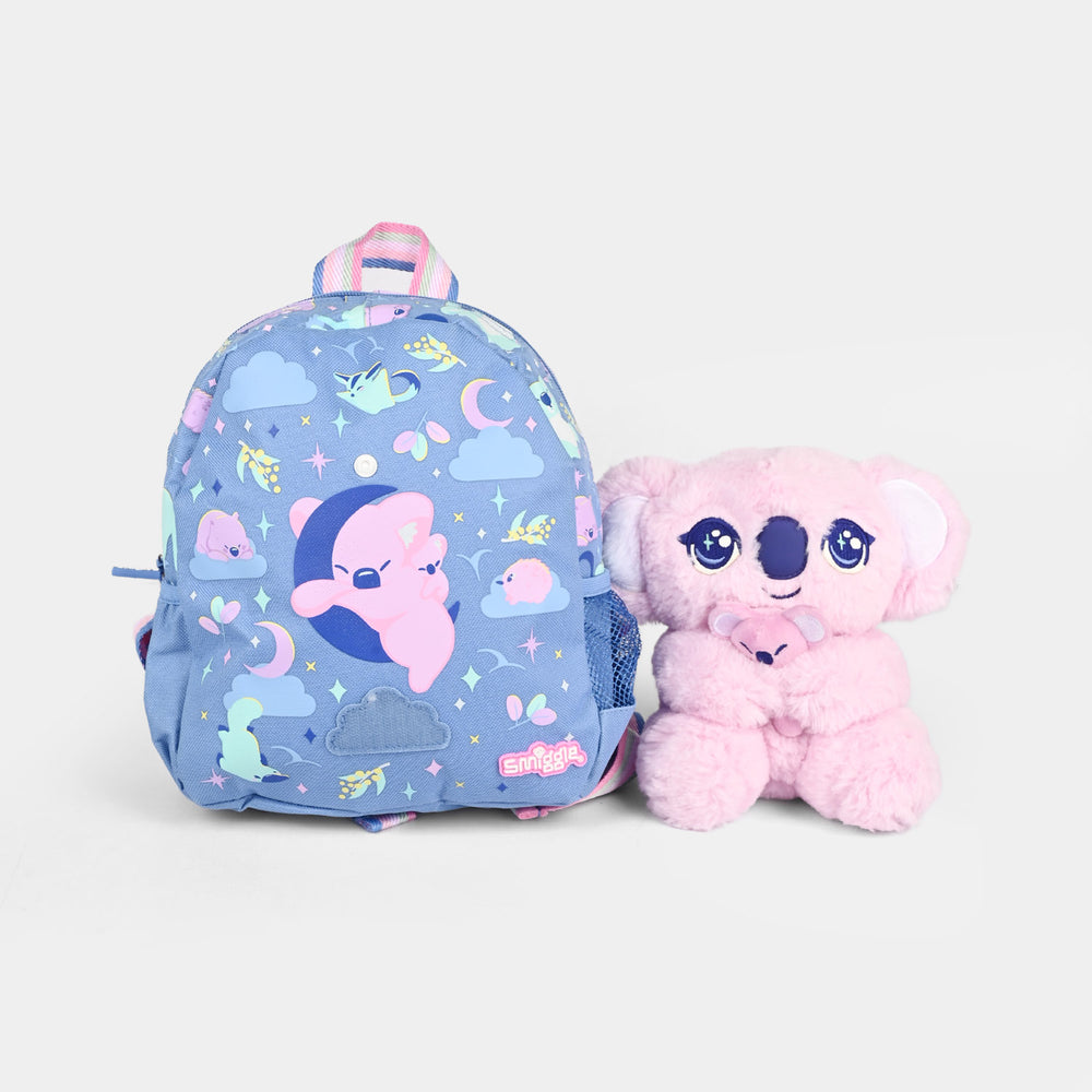 Kids Plush Backpack with Soft Toy