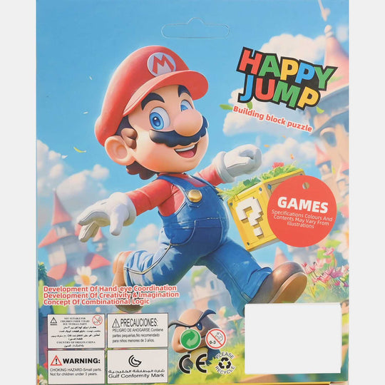 Happy Jump Character Building Block Puzzle