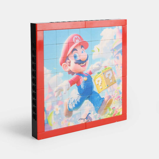 Happy Jump Character Building Block Puzzle