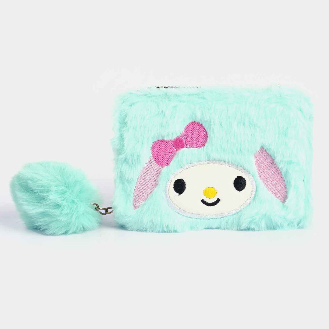 GIRLS FUR FASHION HAND BAG/WALLET