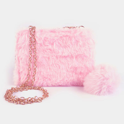 Girls Fur Fashion Hand Bag/Wallet