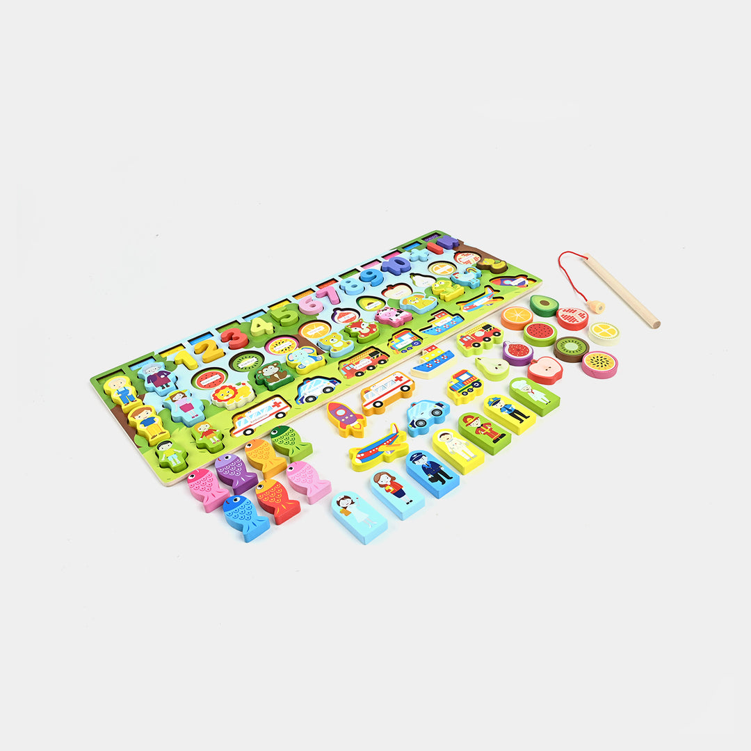 Seven in One Logarithmic Board Play Set