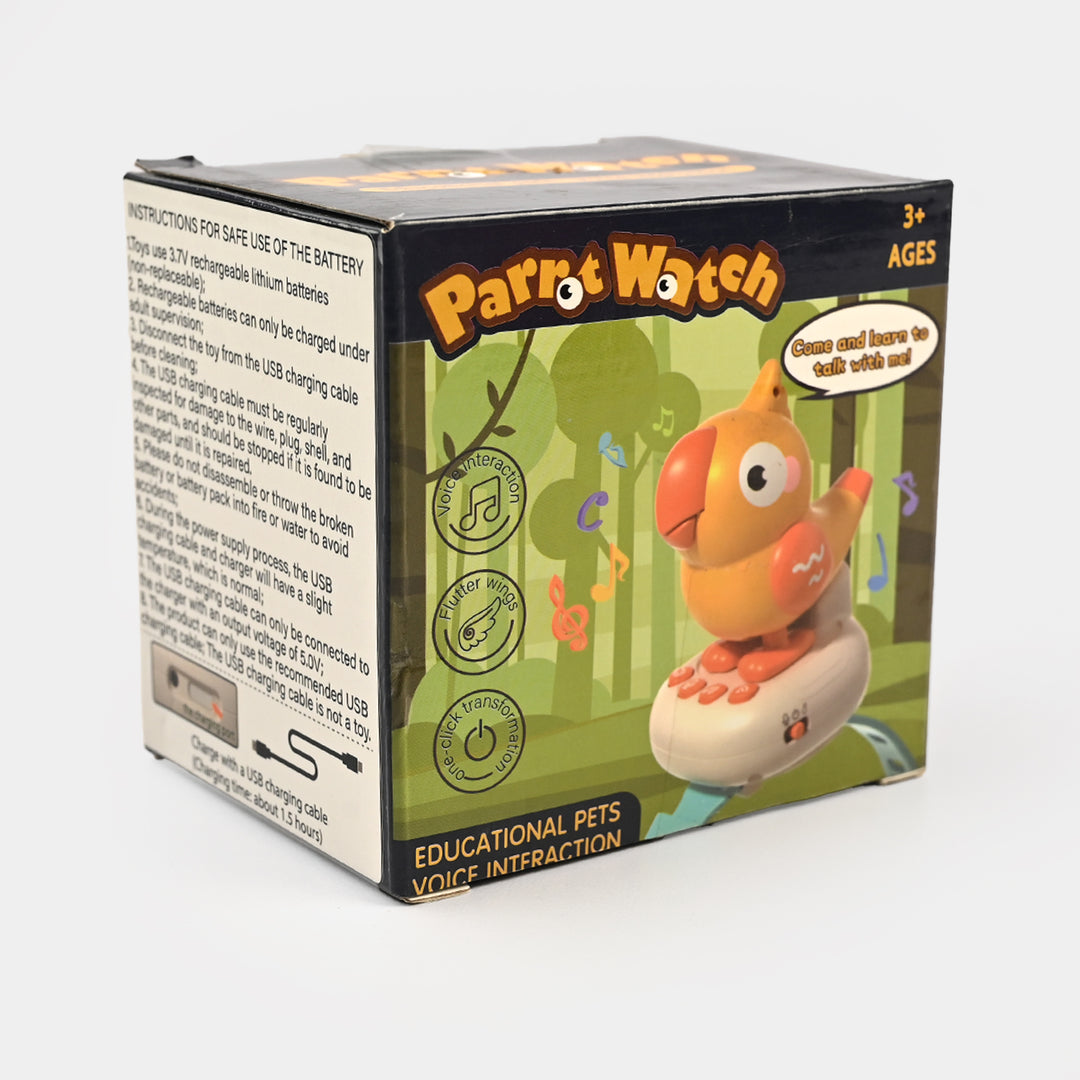 Parrot Smart Toy for Kids – Voice-Controlled Talking Bird