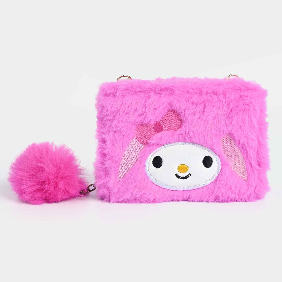 GIRLS FUR FASHION HAND BAG/WALLET