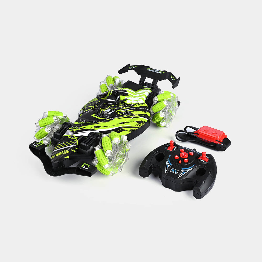 Gesture-Sensing Remote Control Stunt Car With Smoke Function