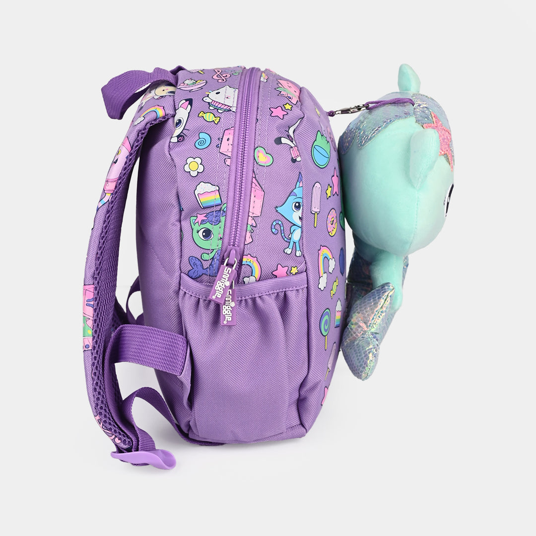 Kids Plush Backpack with Soft Toy