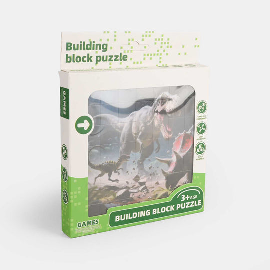 Simulated Dinosaur Puzzle Block Set