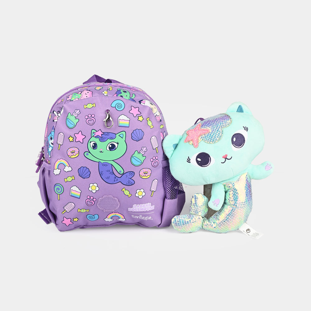 Kids Plush Backpack with Soft Toy