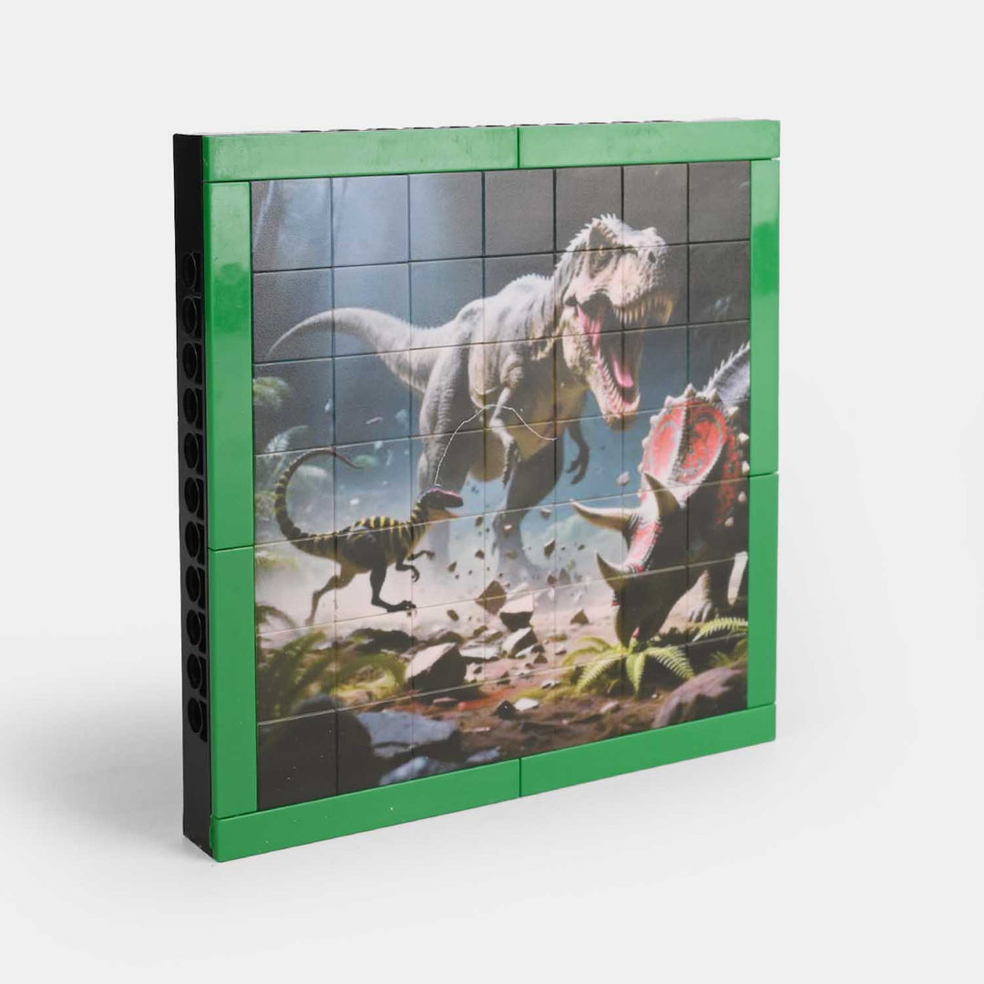 Simulated Dinosaur Puzzle Block Set