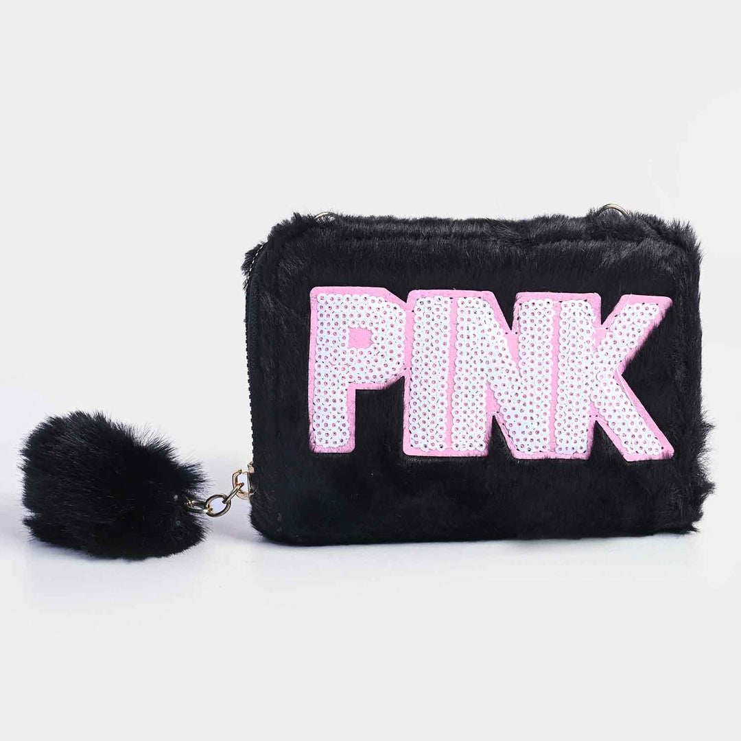 Girls Fur Fashion Hand Bag/Wallet