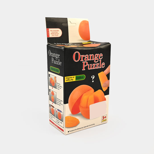 3D Orange Shape Funny Puzzle Toy