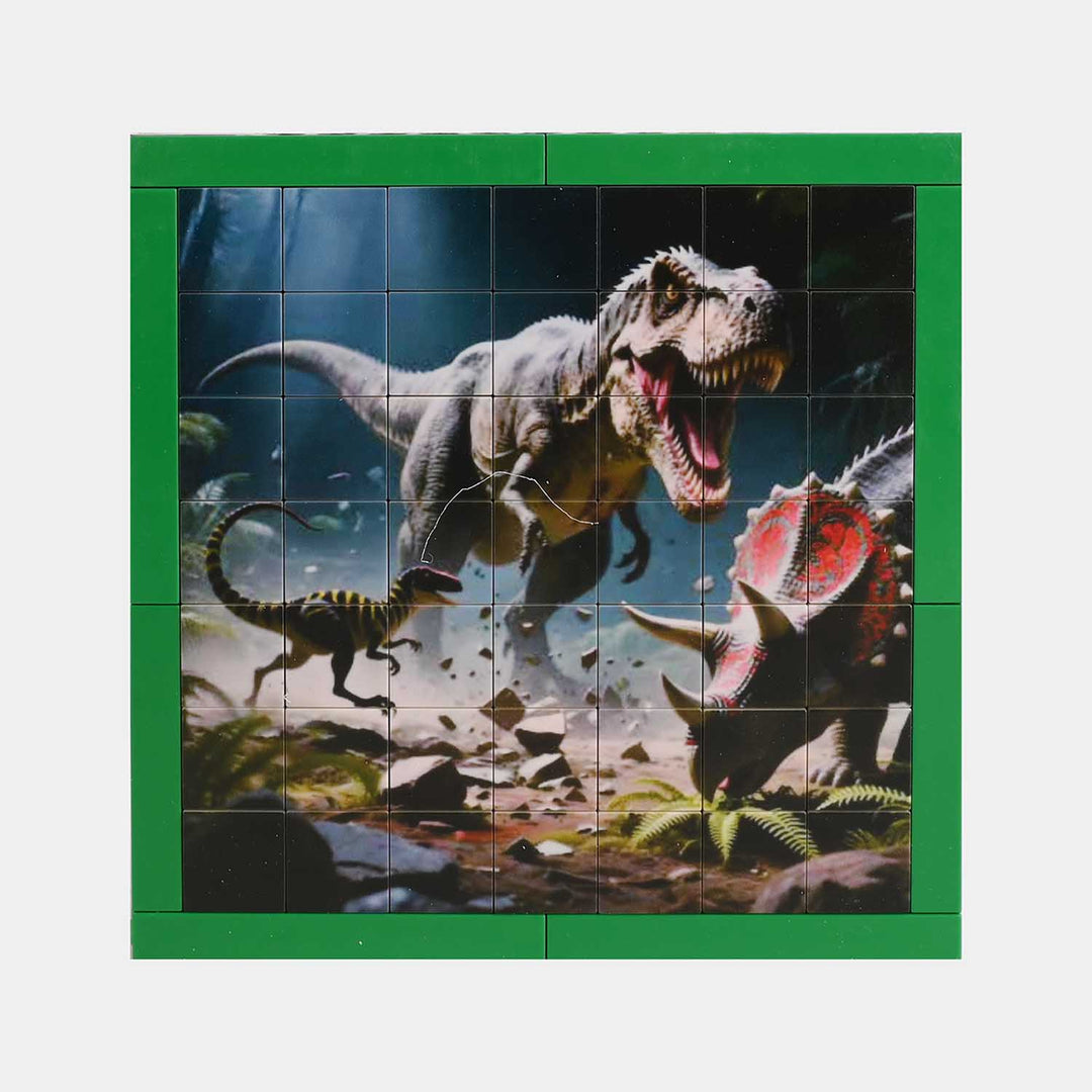 Simulated Dinosaur Puzzle Block Set
