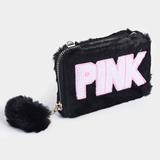 Girls Fur Fashion Hand Bag/Wallet